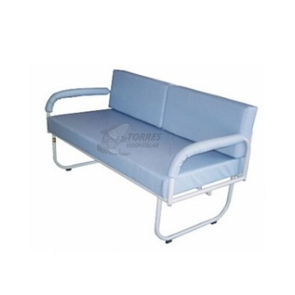 Sofá cama hospitalar compacto
